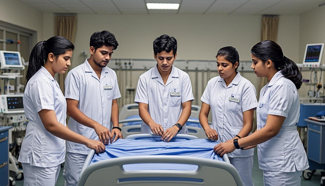 Modern nursing laboratory equipment